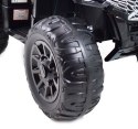 MEGA QUAD NA AKUMULATOR, MIĘKKIE KOŁA, MIĘKKIE SIEDZENIE, AMORTYZATORY/JS009 Import SUPER-TOYS