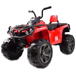 MEGA WIELKI QUAD 4X4, AMORTYZATORY, MIĘKKIE KOŁA, PILOT, WOLNY START,/LB8868 Import SUPER-TOYS