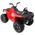MEGA WIELKI QUAD 4X4, AMORTYZATORY, MIĘKKIE KOŁA, PILOT, WOLNY START,/LB8868 Import SUPER-TOYS