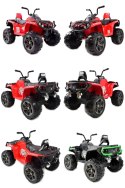 MEGA WIELKI QUAD 4X4, AMORTYZATORY, MIĘKKIE KOŁA, PILOT, WOLNY START,/LB8868 Import SUPER-TOYS