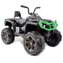 MEGA WIELKI QUAD 4X4, AMORTYZATORY, MIĘKKIE KOŁA, PILOT, WOLNY START, /LB8868 Import SUPER-TOYS
