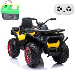 MEGA WIELKI QUAD, AMORTYZATORY, MIĘKKIE KOŁA, PILOT, WOLNY START, 4x4 /XMX607 Import SUPER-TOYS
