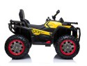 MEGA WIELKI QUAD, AMORTYZATORY, MIĘKKIE KOŁA, PILOT, WOLNY START, 4x4 /XMX607 Import SUPER-TOYS