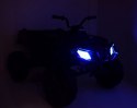 MEGA WIELKI QUAD, AMORTYZATORY, MIĘKKIE KOŁA, PILOT, WOLNY START, RADIO/0909 Import SUPER-TOYS
