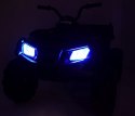MEGA WIELKI QUAD, AMORTYZATORY, MIĘKKIE KOŁA, PILOT, WOLNY START, RADIO/0909 Import SUPER-TOYS