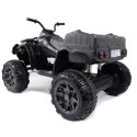 MEGA WIELKI QUAD, AMORTYZATORY, MIĘKKIE KOŁA, PILOT, WOLNY START, RADIO/0909 Import SUPER-TOYS