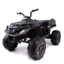 MEGA WIELKI QUAD, AMORTYZATORY, MIĘKKIE KOŁA, PILOT, WOLNY START, RADIO/0909 Import SUPER-TOYS