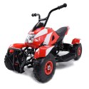 MEGA WIELKI QUAD, METALOWA KONSTRUKCJA, AMORTYZATORY, POMPOWANE KOŁA, LAKIER,GAZ W MANETCE, MIĘKKIE SIEDZENIE/6688 Import SUPER-TOYS