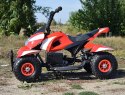 MEGA WIELKI QUAD, METALOWA KONSTRUKCJA, AMORTYZATORY, POMPOWANE KOŁA, LAKIER,GAZ W MANETCE, MIĘKKIE SIEDZENIE/6688 Import SUPER-TOYS
