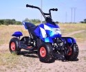 MEGA WIELKI QUAD, METALOWA KONSTRUKCJA, AMORTYZATORY, POMPOWANE KOŁA, LAKIER,GAZ W MANETCE, MIĘKKIE SIEDZENIE/6688 Import SUPER-TOYS