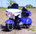 MOTOR CHOPPER NA AKUMULATOR Z OPARCIEM DŹWIĘKI, DWA SILNIKI/609 Import SUPER-TOYS
